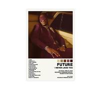 ORROBI Future Posters I Never Liked You Tracklist Album Cover Poster Canvas Poster Wall Art Decor Print Picture Paintings for Living Room Bedroom Decoration Unframe-style 12x18inch(30x45cm)