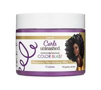 ORS Curls Unleashed Violette Color Blast Makeup Wax -171g, Temporary Hair Colour, With Moisturizing Beeswax & Castor Oil, For Best Colouring Experience