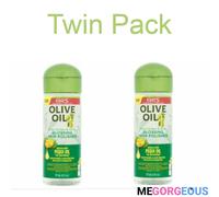 ORS Olive Oil Glossing Hair Polisher 177ml/6floz - Frizz Control, Shine, and Humidity Protection | Lightweight, Healthy Shiny Hair | Adds Gloss and Tames Frizz