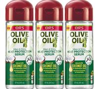 ORS Heat Protection Serum Silken & Shine Olive Oil 177ML x 3