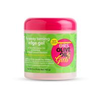 ORS Olive Oil Girls Fly-Away Taming Edge Gel - 142g, Infused With Olive Oil, Castor Oil & Vitamin-E, Non-Greasy Formula, For Smooth & Sleek Hairline Control