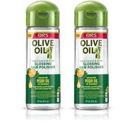 ORS Olive Oil Glossing Hair Polisher 177ml/6floz - Frizz Control, Shine, and Humidity Protection | Lightweight, Healthy Shiny Hair | Adds Gloss and Tames Frizz (Pack of 2)