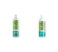 ORS Olive Oil Max Moisture Super Hydrating Sulfate-Free Shampoo & Leave-In Conditioner Set with Rice Water and Electrolytes For Max Moisture & Super Silkening Hair, Promotes Natural & Relaxed Hair