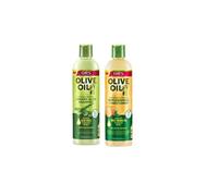 ORS Olive Oil Sulfate-Free Hydrating Shampoo 370ml with Strength & Nourish Replenishing Conditioner 362ml