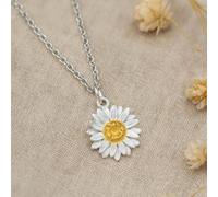 Orsa May Women's Sterling Silver Daisy Necklace Orsa May Silver One Size
