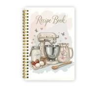 Orsefeliy Blank Recipe Book to Write Your Own Recipes, Personalised Recipe Journal for 54 Pages, Recipes Notebook Built-In Conversion Chart, Cooking Gifts for Family, Bakers & Cooking Lovers
