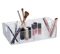Orsina 10 Compartments Clear Makeup Organizer, Cosmetic Organizer For Bathroom, Dressing Table, Vanity Organizer