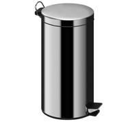 Orsina 12 Litre Pedal Bin, Stainless Steel Waste Bin With Soft Close Lid & Removable Inner Bucket, Sleek in Silver Orsina Silver