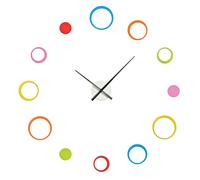Orsina 12 Multi Coloured Circles DIY Wall Clock Orsina Multicolor