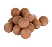 Orsina 15Pc Scented Cedar Balls, Natural Anti-Moth Solution With Woody Aroma, Protects Clothes From Odours And