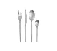 Orsina 16-Piece Silver Matte Finish Cutlery Set, Sleek Stainless Steel Flatware with Tapered Handles Orsina Silver