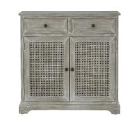 Premier Housewares Heritage Door / 2 Drawer Slate Grey Cabinet