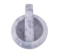 Orsina 200ml Grey Marble Mortar & Pestle, Durable Natural Stone Grinder For Kitchen Use Orsina Grey