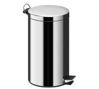 Orsina 20L Kitchen Pedal Bin, Stainless Steel Pedal Waste Bin With Inner Bucket, Hands-Free Foot Pedal Dustbin in Silver Orsina Silver