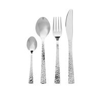 Orsina 24-Piece Cutlery Set, Stainless Steel Flatware for Dining, Includes Knives, Forks, Spoons, & Teaspoons in Silver Orsina Silver