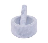 Salerno Grey Marble Mortar And Pestle 250ml Premier Housewares Grey One Size