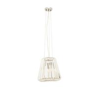 Orsina 3 Bulb Pendant Light, Cone-Shaped Pendant Light With Clear Glass & Chrome Frame, Crystal Ceiling Light