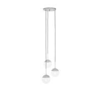 Interiors by PH Revive Chrome Finish 3 Pendant Light, Silver