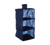 3 Sections Hanging Garment Organiser Premier Housewares Blue One Size
