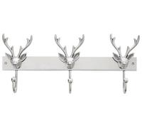 Premier Housewares Stag Head Motif 3 Hook Hanger