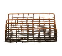 Orsina 3 Tier Letter Rack, Wireframe Document Organizer, Paper Rack for Desk, Ideal for Holding Mail, or Bills in Black Orsina Black