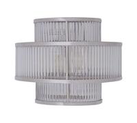 Orsina 3 Tier Nickel Finish Glass Wall Light