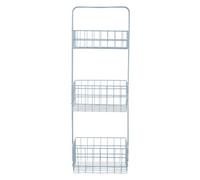 Orsina 3 Tier Rectangular Storage Caddy, Iron Wire Three Tier Caddy, Shelf Rack, Organiser Stand, Under Sink Caddy