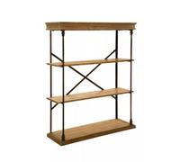 Orsina 3 Tier Shelf Unit, Industrial Shelving Unit, Modern Bookcase Shelving Unit, Mid Century Shelving Unit