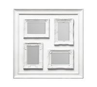 Premier Housewares Multi-Photo Frame for 4 Photos of 4 x 6-Inch Size, White