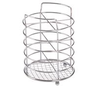 Orsina 4 Section Chrome Cutlery Caddy, Sleek Wire Design With Dividers For Organised Storage, Polished Chrome in Silver Orsina Silver