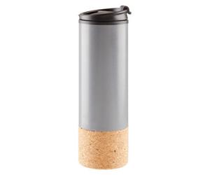 Orsina 450Ml Cool Grey Double Wall Travel Mug,stainless Steel Coffee Mug,reusable Coffee Cup, Mug For Daily Use