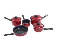 Premier Housewares Cookware Set - 5 -Piece - Red