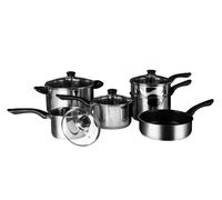 Orsina 6 Pc Stainless Steel Cookware Set, Kitchen Pots & Pans Set With Bakelite Handles, Best Cookware Set in Silver Orsina Silver
