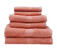 Orsina 6Pc Towel Set, Ultra-Soft Cotton Towels With Quick-Dry Technology, Includes 2 Bath Towels, 2 Hand Towels