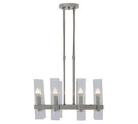 Orsina 8-Light Nickel Finish Ceiling Light