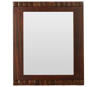 Orsina 8x10 Wood Photo Frame, Elegant Box Detail With Natural Wood Finish & Mosaic Pattern, Freestanding Or in Brown Orsina Brown