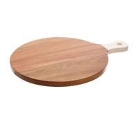 Orsina Acacia Wood Chopping & Serving Board, Durable Black Handle Cutting Board for Kitchen in White Orsina White