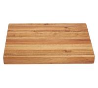 Orsina Acacia Wood Rectangular Chopping And Serving Board, Durable Wooden Cutting Board With Integrated Handle