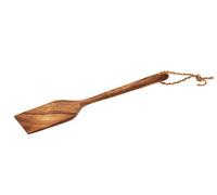 Orsina Acacia Wood Solid Spatula, Natural Kitchen Spatula Tool, Rustic Cooking Utensil, Hand Carved Wooden Flipper