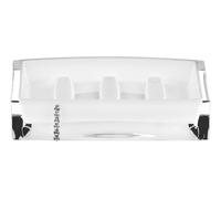 Orsina Acrylic Crystal White Toothbrush Holder Orsina White