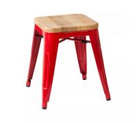 Orsina Aldgate Powder Coated Finish Stool in Red Orsina Red