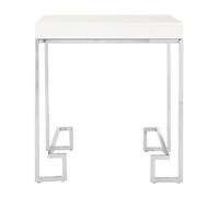 Orsina Allure Chrome Angled Legs End Table