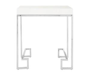 Orsina Allure Chrome Angled Legs End Table