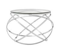 Orsina Allure Clear Glass Circular End Table