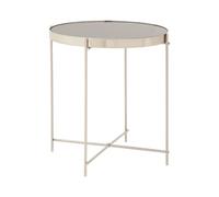 Premier Housewares Allure Grey Mirror Low Side Table