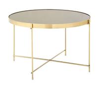 Orsina Allure Large Black Mirror Side Table