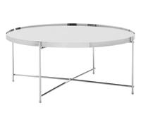 Orsina Allure Mirror Coffee Table in Silver Orsina Silver