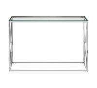 Orsina Allure Silver Cross Design Console Table