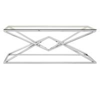 Orsina Allure Silver Rectangular Coffee Table
