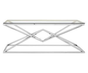 Orsina Allure Silver Rectangular Coffee Table